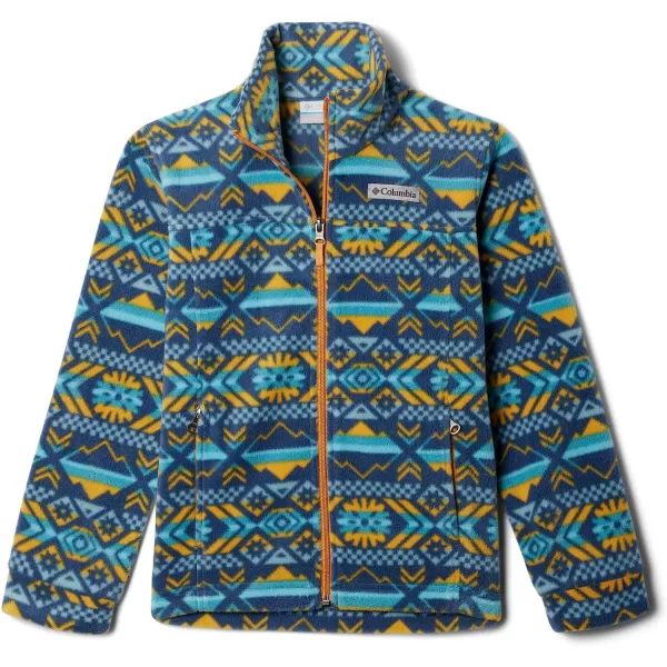 imageColumbia Boys Zing Iii Fleece JacketToddler Boys Dark Mountain Checkered Peaks