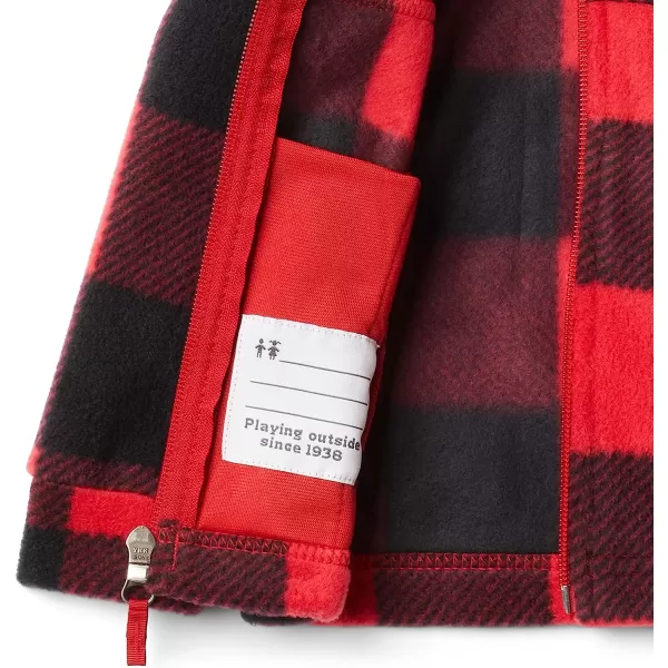 imageColumbia Boys Zing Iii Fleece JacketToddler Boys Mountain Red Check B Print