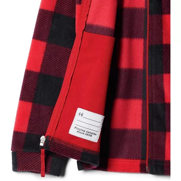 imageColumbia Boys Zing Iii Fleece JacketToddler Boys Mountain Red Check B Print