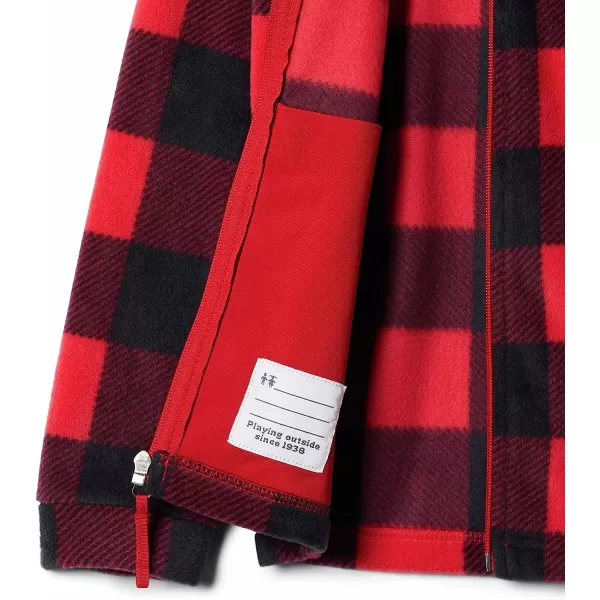imageColumbia Boys Zing Iii Fleece JacketToddler Boys Mountain Red Check B Print