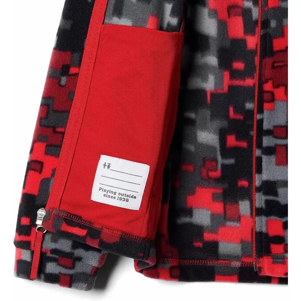 imageColumbia Boys Zing Iii Fleece JacketToddler Boys Mountain Red Weave Print