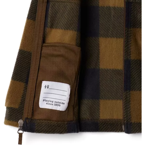 imageColumbia Boys Zing Iii Fleece JacketToddler Boys New Olive Check B Print