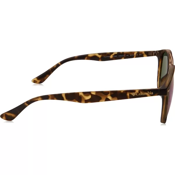 imageColumbia Firecamp Round SunglassesMatte TortoiseGreen Flash Polarized