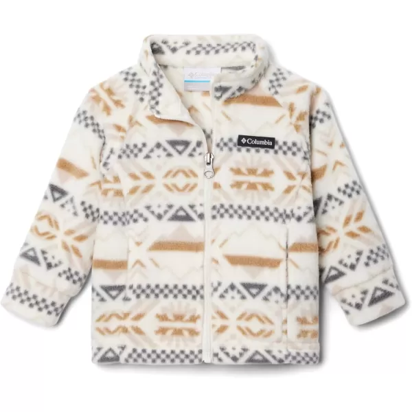 imageColumbia Girls Benton Springs Ii Printed Fleece JacketBig Girls Chalk Checkered Peaks