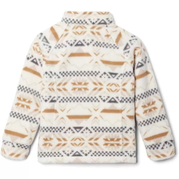 imageColumbia Girls Benton Springs Ii Printed Fleece JacketBig Girls Chalk Checkered Peaks