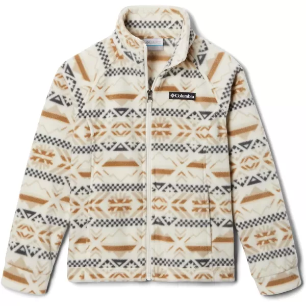 imageColumbia Girls Benton Springs Ii Printed Fleece JacketBig Girls Chalk Checkered Peaks