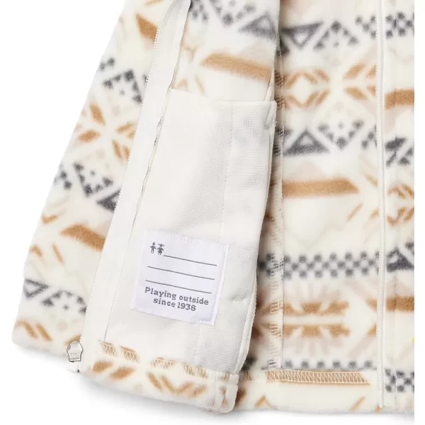 imageColumbia Girls Benton Springs Ii Printed Fleece JacketBig Girls Chalk Checkered Peaks