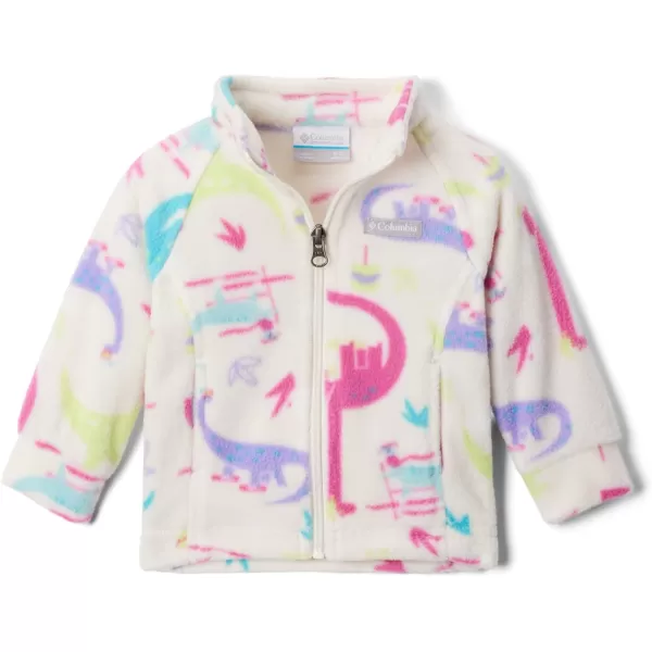 imageColumbia Girls Benton Springs Ii Printed Fleece JacketBig Girls Chalk Skisaurus