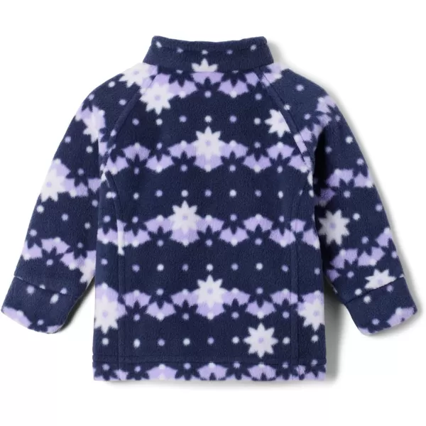 imageColumbia Girls Benton Springs Ii Printed Fleece JacketBig Girls Dark Nocturnal Daisy Dot