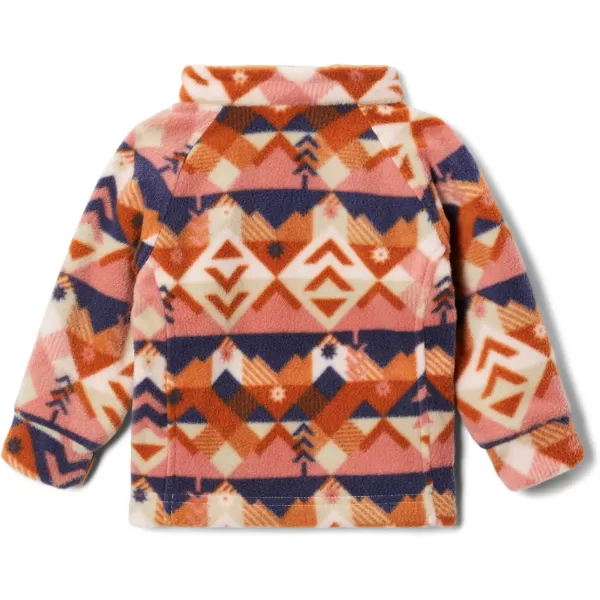 imageColumbia Girls Benton Springs Ii Printed Fleece JacketBig Girls Peach Blossom Checkpoint