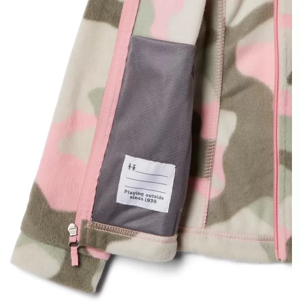 imageColumbia Girls Benton Springs Ii Printed Fleece JacketBig Girls Pink Orchid Mod Camo