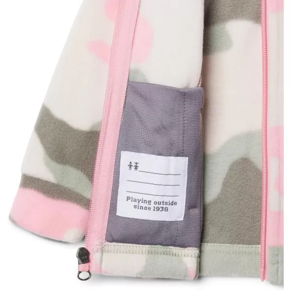 imageColumbia Girls Benton Springs Ii Printed Fleece JacketBig Girls Pink Orchid Mod Camo