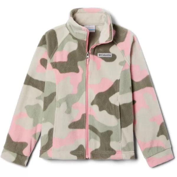 imageColumbia Girls Benton Springs Ii Printed Fleece JacketBig Girls Pink Orchid Mod Camo