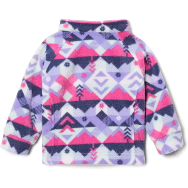 imageColumbia Girls Benton Springs Ii Printed Fleece JacketBig Girls White Checkpoint
