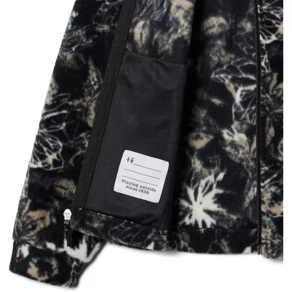 imageColumbia Girls Benton Springs Ii Printed Fleece JacketLittle Girls Black Aurelian