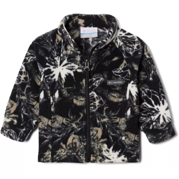 imageColumbia Girls Benton Springs Ii Printed Fleece JacketLittle Girls Black Aurelian