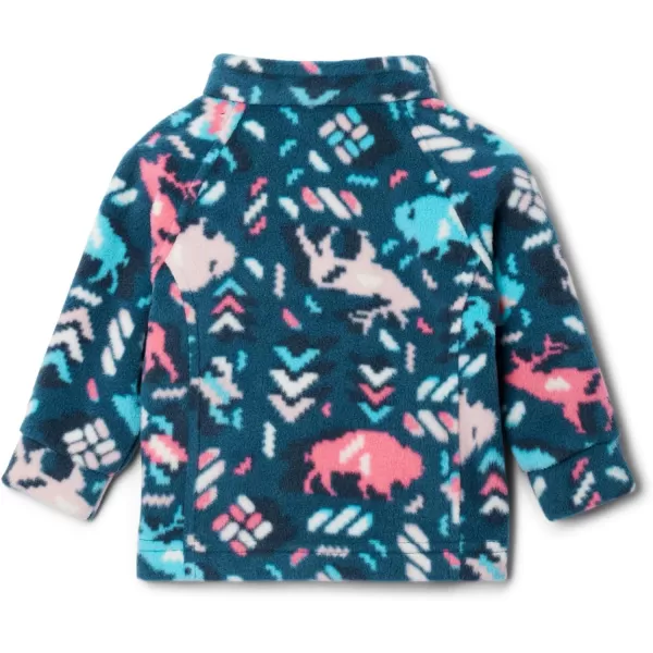 imageColumbia Girls Benton Springs Ii Printed Fleece JacketLittle Girls Camellia Rose Buffaloroam