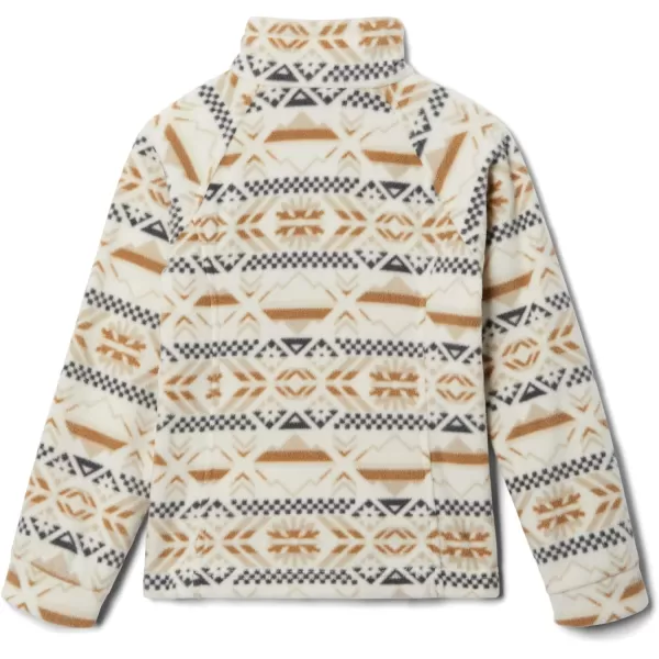 imageColumbia Girls Benton Springs Ii Printed Fleece JacketLittle Girls Chalk Checkered Peaks