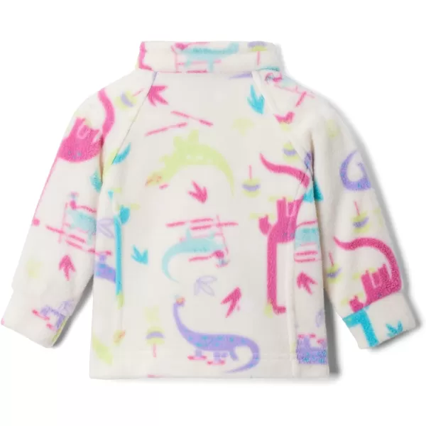 imageColumbia Girls Benton Springs Ii Printed Fleece JacketLittle Girls Chalk Skisaurus