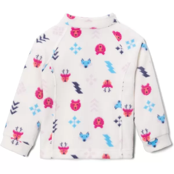 imageColumbia Girls Benton Springs Ii Printed Fleece JacketLittle Girls Chalk Woodlands