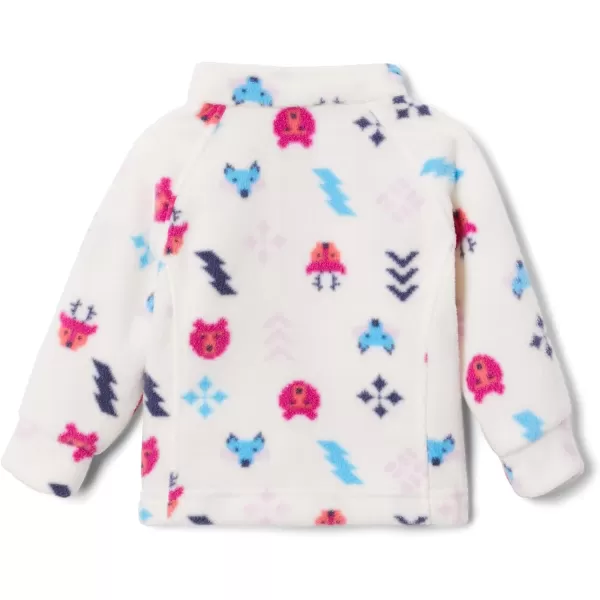 imageColumbia Girls Benton Springs Ii Printed Fleece JacketLittle Girls Chalk Woodlands