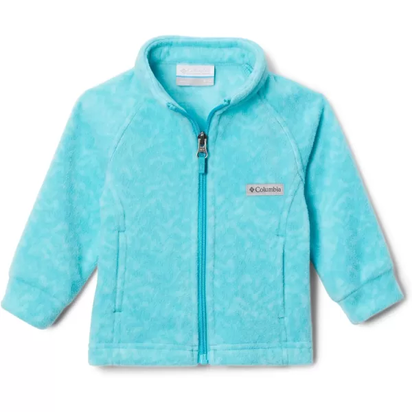 imageColumbia Girls Benton Springs Ii Printed Fleece JacketLittle Girls Geyser Terrain
