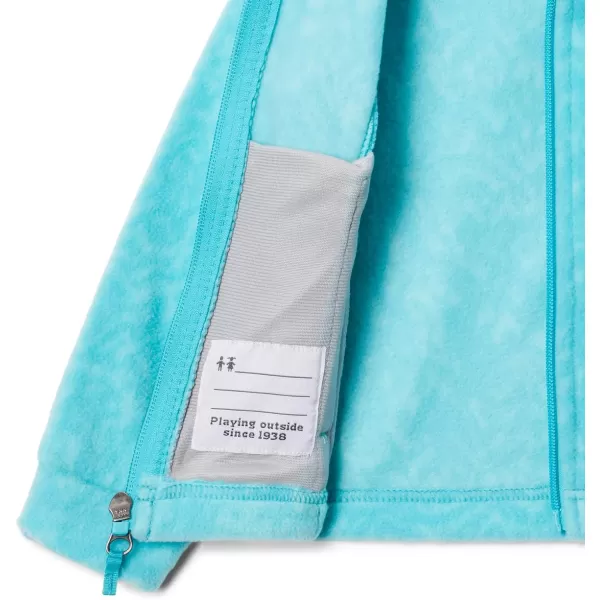 imageColumbia Girls Benton Springs Ii Printed Fleece JacketLittle Girls Geyser Terrain