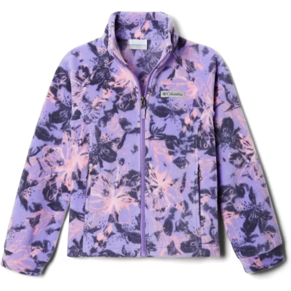 imageColumbia Girls Benton Springs Ii Printed Fleece JacketLittle Girls Paisley Purple Aurelian