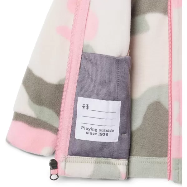 imageColumbia Girls Benton Springs Ii Printed Fleece JacketLittle Girls Pink Orchid Mod Camo