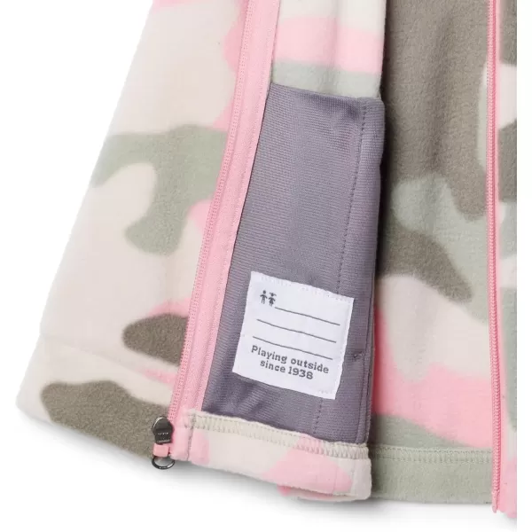 imageColumbia Girls Benton Springs Ii Printed Fleece JacketToddler Girls Pink Orchid Mod Camo