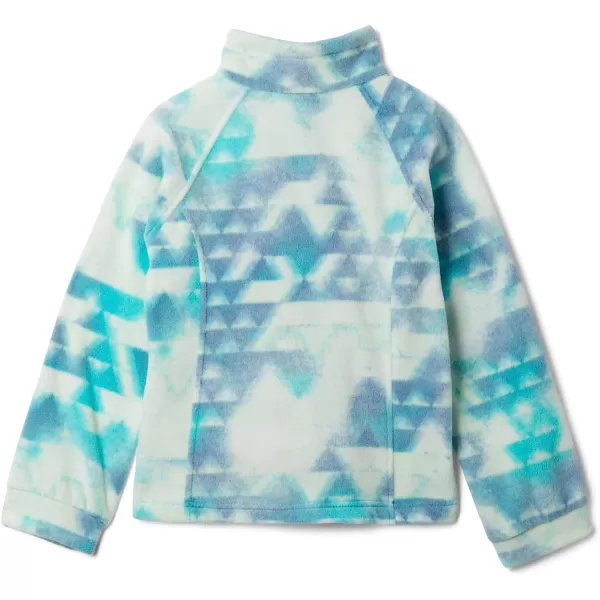 imageColumbia Girls Benton Springs Ii Printed FleeceBright Aqua Distant Peaks