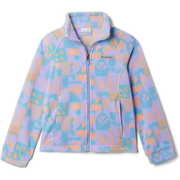 imageColumbia Girls Benton Springs Ii Printed FleeceFrosted Purple Quest