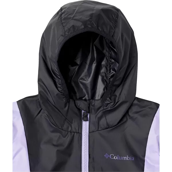imageColumbia Girls Lily Basin JacketBlackFrosted Purple