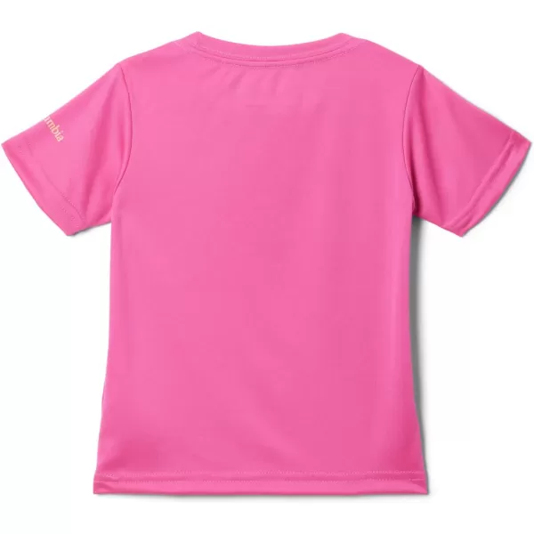 imageColumbia Girls Mirror Creek Short Sleeve Graphic ShirtPink IceCamp Tunes Graphic