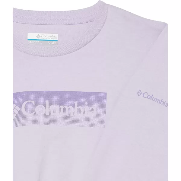 imageColumbia Girls Mission Lake Boxy Long Sleeve TeeMorning MistFramed Halftone Logo Grx