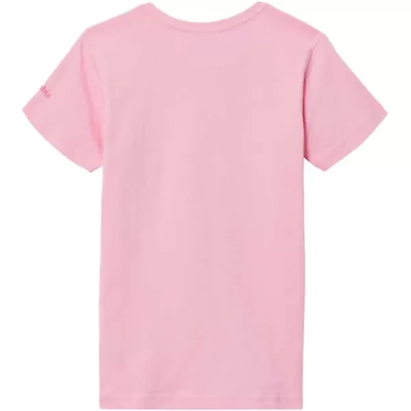 imageColumbia Girls Mission Lake Short Sleeve Graphic ShirtWild RoseCsc Stacked Banded Graphic