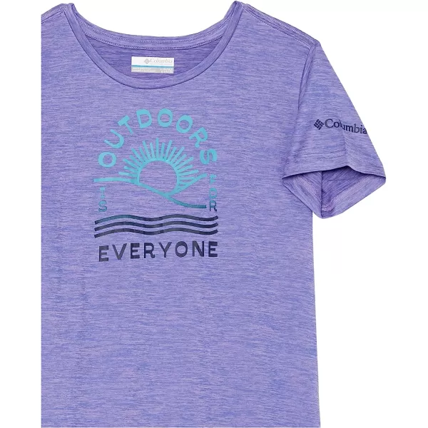 imageColumbia Girls Mission Peak Short Sleeve Graphic ShirtPaisley Purple HeatherOutdoors Everyone