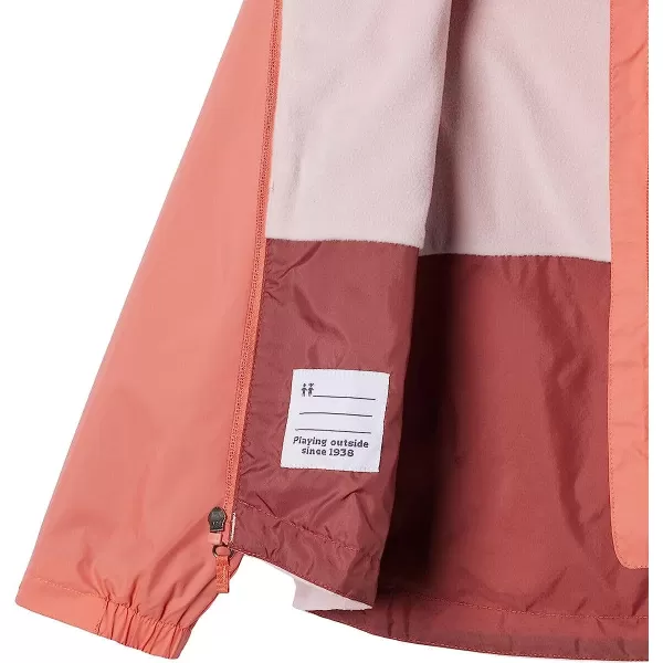 imageColumbia Girls RainZilla JacketFaded Peach Dusty Pink