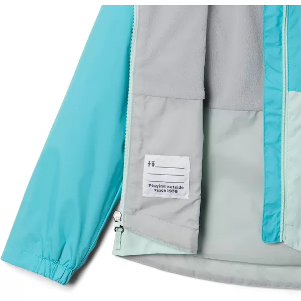 imageColumbia Girls RainZilla JacketGeyserSea Ice