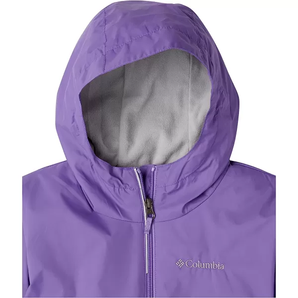 imageColumbia Girls RainZilla JacketGrape Gum Paisley Purple