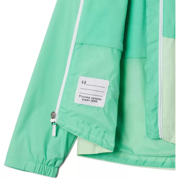 imageColumbia Girls RainZilla JacketLight JadeKey West