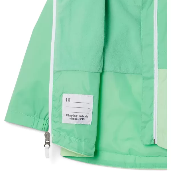 imageColumbia Girls RainZilla JacketLight JadeKey West