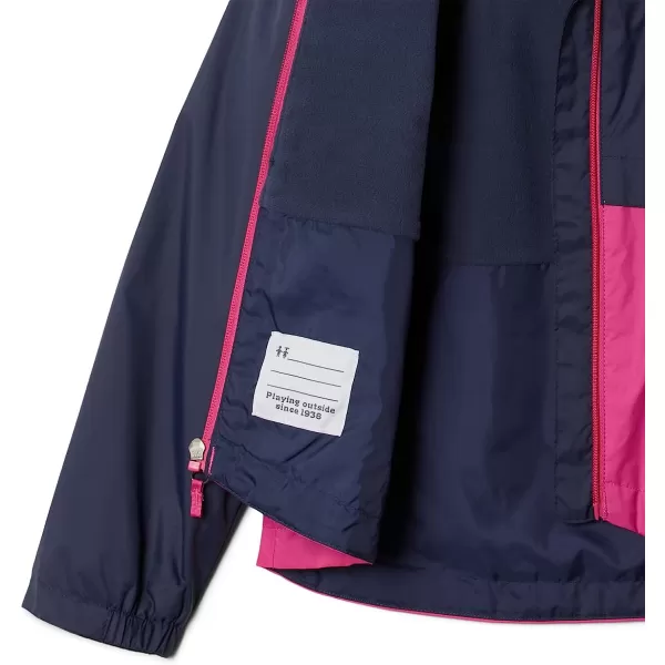 imageColumbia Girls RainZilla JacketNocturnalPink Ice