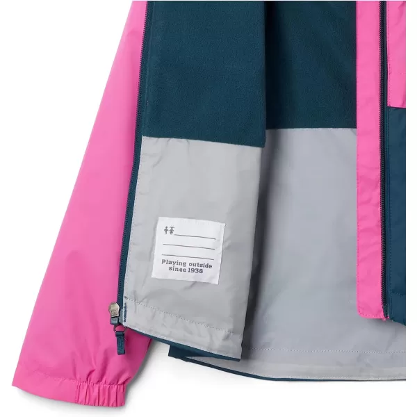 imageColumbia Girls RainZilla JacketPink Ice Night Wave