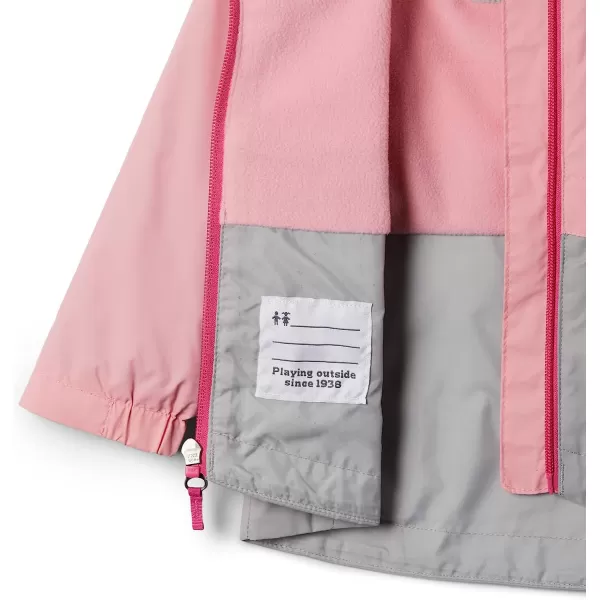 imageColumbia Girls RainZilla JacketPink Orchid Columbia Grey