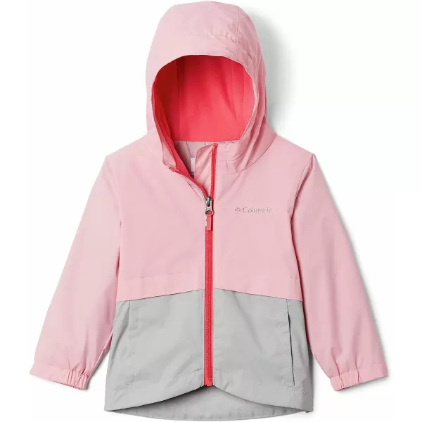 imageColumbia Girls RainZilla JacketPink OrchidColumbia Grey  Legacy