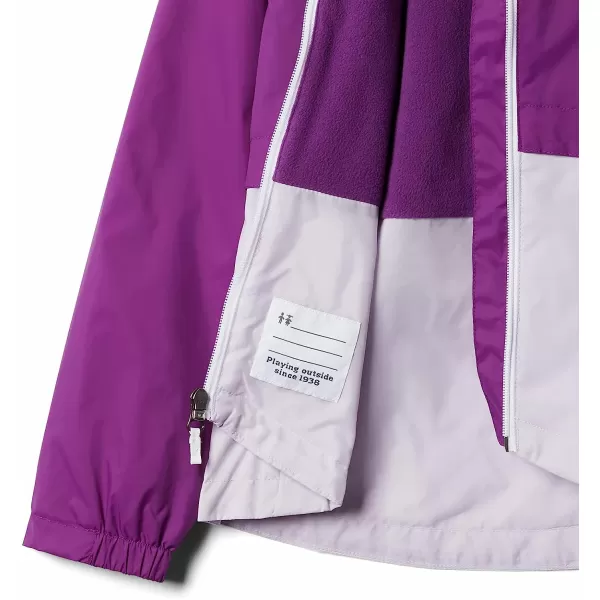 imageColumbia Girls RainZilla JacketPlumPale Lilac