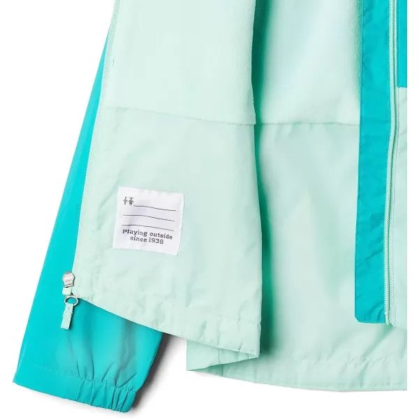 imageColumbia Girls RainZilla JacketTropic WaterMint Cay