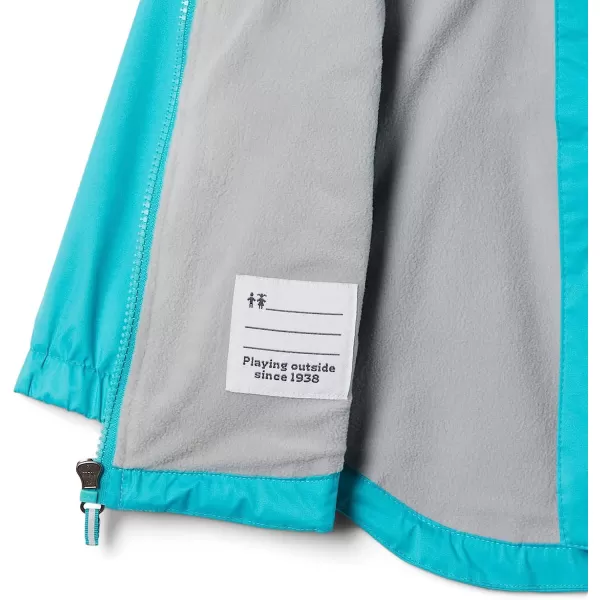 imageColumbia Girls Rainy Trails Fleece Lined JacketGeyserGeyser Slub