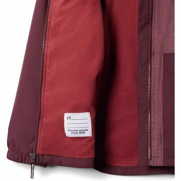 imageColumbia Girls Rainy Trails Fleece Lined JacketMalbecMalbec Slub